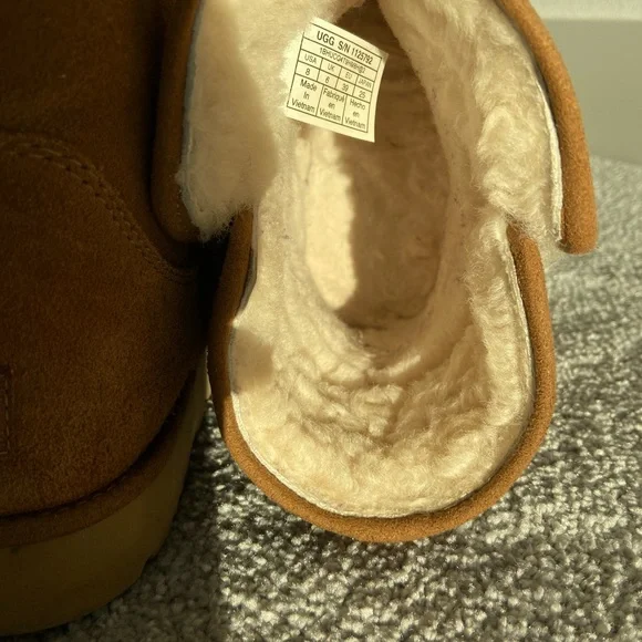 UGG Tan Suede Ankle Boots - Picture 13 of 15